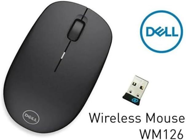 thumbnail image 2 of Dell WM126 Wireless Mouse - Black Business Mouse With Reliable Connectivity 2 of 13